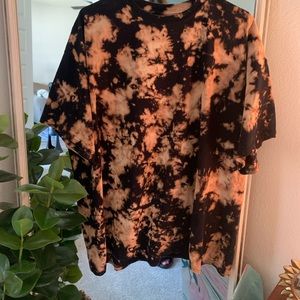 Bleached Tie dye shirt